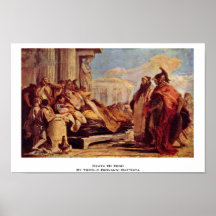 Death Of Dido By Tiepolo Giovanni Battista Poster