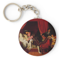 Death of Leonardo Keychain