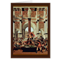 Death Of Lucretia By Botticelli Sandro Greeting Cards