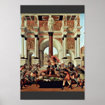 Death Of Lucretia By Botticelli Sandro Poster