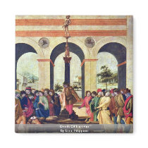 Death Of Lucretia By Lippi Filippino Refrigerator Magnets
