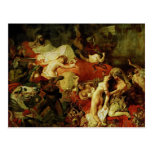 Death of Sardanapalus by Eugene Delacroix Postcard