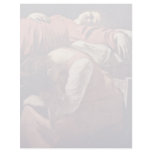 Death Of The Virgin Detail By Michelangelo Merisi Customized Letterhead