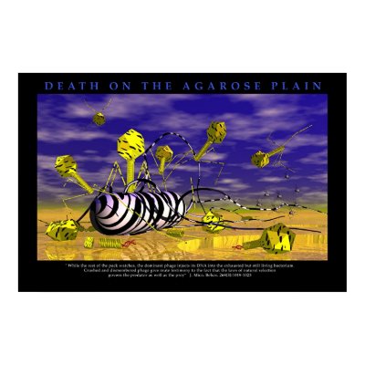Death on the Agarose Plains Posters by BioGeek