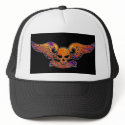 Death or Glory Purple Winged Skull Hat- Customized