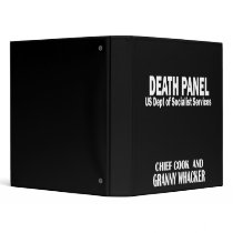 Death Panel - Granny Whacker 3 Ring Binder