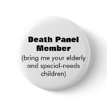 Death Panel Member buttons by exclaimwear Death Panel Member buttons