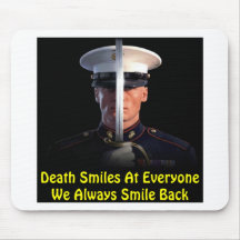 Death Smiles At Everyone We Always Smile Back Mouse Pad