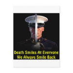 Death Smiles At Everyone We Always Smile Back Postcards
