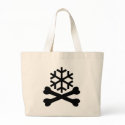 Death Snow Flake Bones crossed bags by Tomaniac Death Snow Flake Bones crossed bags