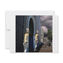 Death Through the Door invitations