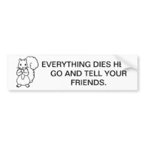 Death to rodents! bumper stickers