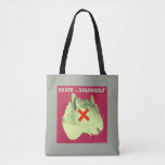 DEATH TO SQUIRRELS™ tote med. gray Tote Bag