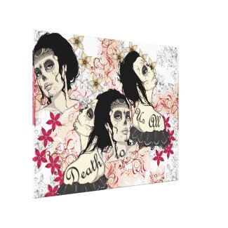 Death to us All Canvas Print