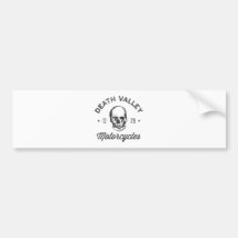Death Valley Motorcycles Bumper Sticker