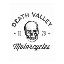 Death Valley Motorcycles Post Card