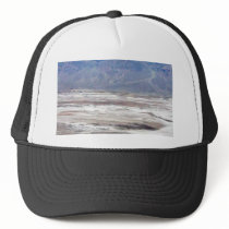 Death Valley Salt Desert Mountains Dante S View Sn Trucker Hat