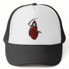 zaz_trucker_hat - Custom Mesh Skull trucker hats featuring skulls by the best artists for truck drivers. You can create a custom skull truckers hat by adding a name or any quote to these high quality mesh hats.: Sizes  Available colors: white_black