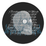 Death, Where is Your Sting? 1 Cor 15:54-56 Round Sticker