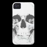 Death White Skull iPhone 4 Case