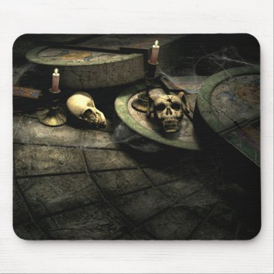 Deaths Domain Gothic Art Mousepad by darkdreams