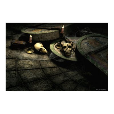 Deaths Domain Gothic Art Poster by darkdreams