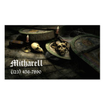 Deaths Domain Gothic Business Card