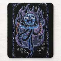 death's head jellyfish mousepads