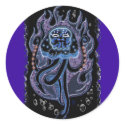 death's head jellyfish stickers by wolffreeborn death's head jellyfish stickers