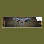 Death's Head Moth, aka Sphinx atropo moth bumper stickers