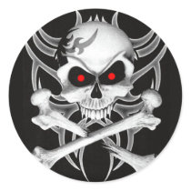 Death's Skull and Crossbones stickers by fstasu55 Death's Skull and Crossbones stickers