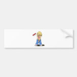 DEB  kisses Bumper Stickers