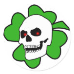 Debasedtothis Skull and Clover sticker