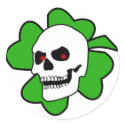 Debasedtothis Skull and Clover sticker
