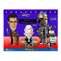 Debate 3 War and Peace postcards