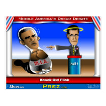 Debate Flick postcards