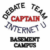 Debate Team Captain embroidered shirts