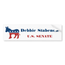 Debbie Stabenow for U.S. Senate Bumper Sticker