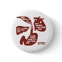 Debella Funeral Poster Stern buttons by Zerotees Debella Funeral Poster Stern buttons