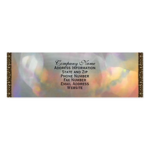 Debsaulea  Skinny Elegant Professional Business Card Templates (back side)