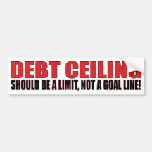 Debt Ceiling Bumper Stickers