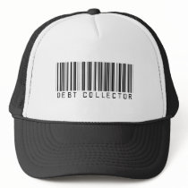 Debt Collector Bar Code hats by NotWorking Debt Collector Bar Code hats