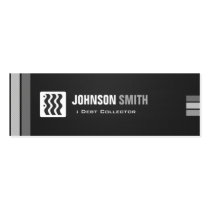 Debt Collector - Urban Black White Business Card
