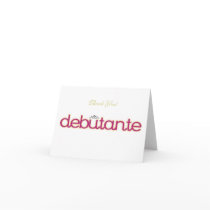 Debutante Collection ~ Blank Thank You Note Cards
