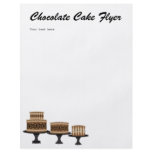 decadent Chocolate Cake Personalized Flyer