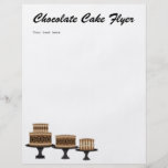 decadent Chocolate Cake Personalized Flyer