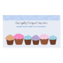Decadent Cupcakes Pack Of Standard Business Cards