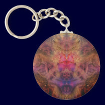 DECALCOMANIAC MIRROR RED keychains