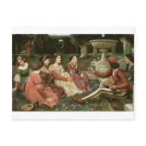 Decameron by John William Waterhouse (1916) Post Card