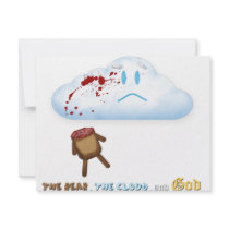 Decapitated Bear and Cloud invitations
